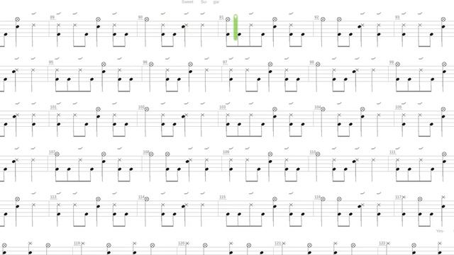 Tender Sugar + Silent Hill + Drum only + Drum tab смотреть онлайн