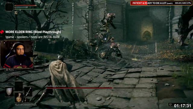Godrick the Grafted Boss Fight & Beyond!(?) (No Spoilers Period) || ELDEN RING смотреть онлайн