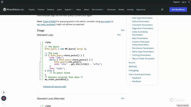 WP Query Function (Custom Query) - Rendering Content using WP_Query смотреть онлайн