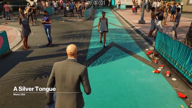 HITMAN 3 - A Silver Tongue (0:11) - Miami смотреть онлайн