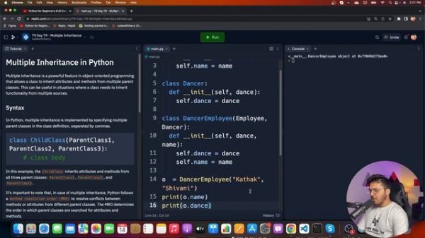 Multiple Inheritance in Python | Python Tutorial - Day #79