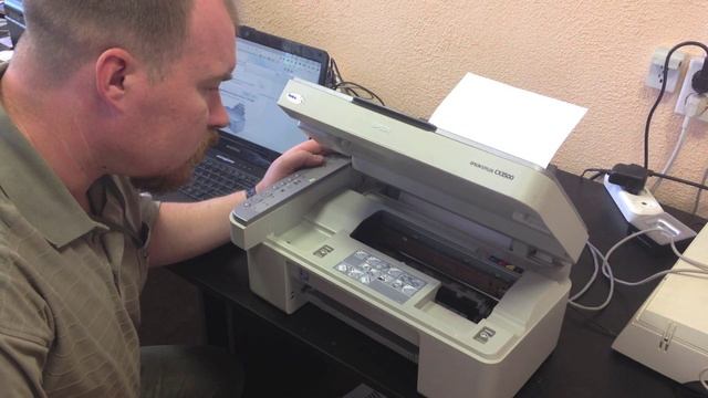 Диагностика неисправности принтера Epson Stylus CX3500 (не печатает) смотреть онлайн