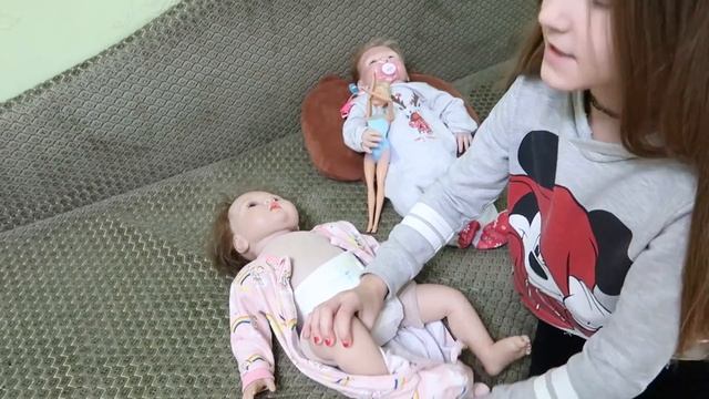 VLOG С реборном. Новая одежда для реборна Лолы и Лили. Приветики! смотреть онлайн