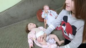 VLOG С реборном. Новая одежда для реборна  Лолы и Лили. Приветики!