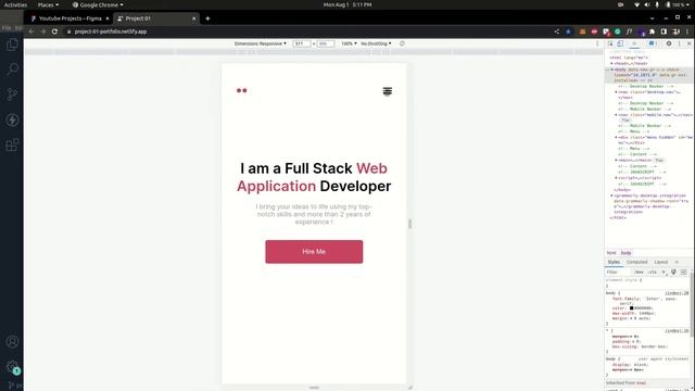 Part #2 Build and Deploy Responsive Portfolio using HTML & CSS | # 1 - Intro & Demo смотреть онлайн
