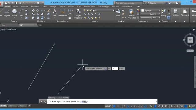 polar coordinates in AutoCAD смотреть онлайн
