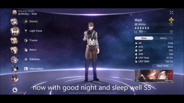 LightCone Damage Comparison For Welt! Welt Sign VS Good Night Sleep Well смотреть онлайн