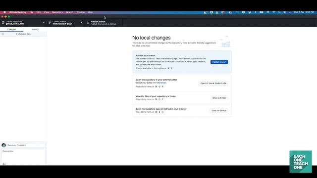 Creating a Branch in Git | Each One Teach One смотреть онлайн