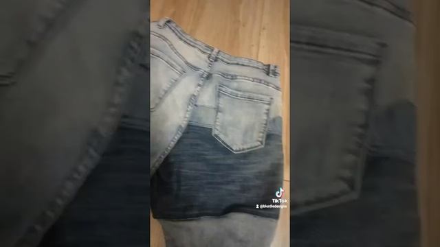 Refashioning Old Jeans Into  Cool Patchworked One!