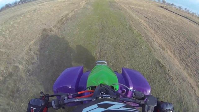 Обкатка Yamaha Raptor 660R смотреть онлайн