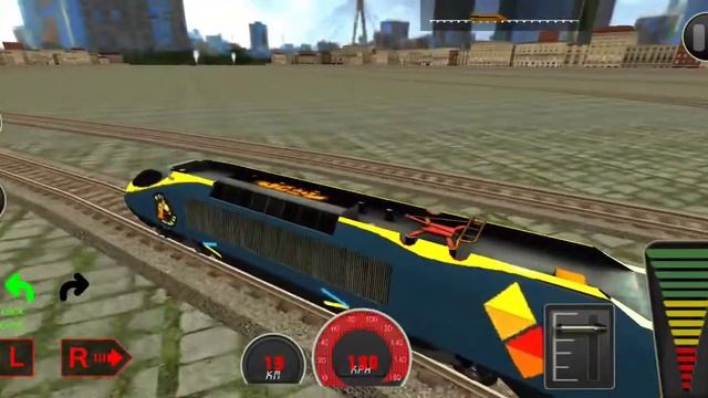 City Train Driving Game Play смотреть онлайн
