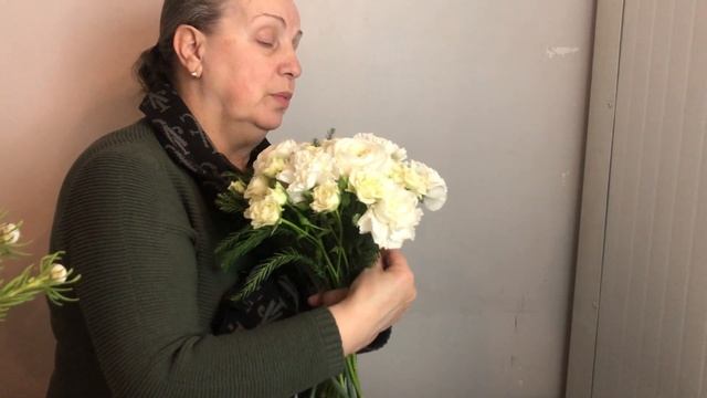 ЗИМНИЙ СВАДЕБНЫЙ БУКЕТ С ЛАПКАМИ