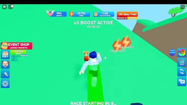 я супер быстрый!!!!!\Roblox Speed Run Simulator смотреть онлайн