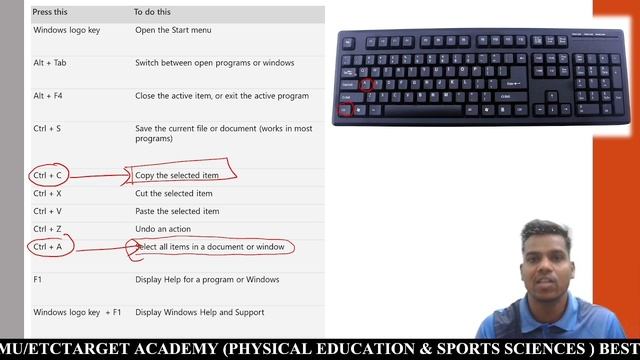 Basic Computer//Key use//BPEd & MPEd//CUET-2023//Physical education & Sports. смотреть онлайн