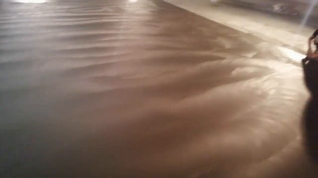 Этап полировки бетонного пола с топпингом