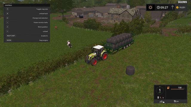 Farming Simulator 2017 | SILAGE BALE WORK | Coldborough Park Farm | Episode 17 смотреть онлайн