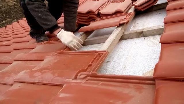 Монтаж керамической черепицы Braas смотреть онлайн