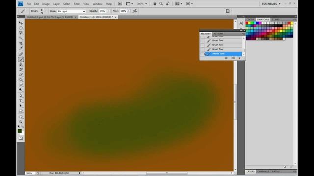 how to make grass in Photoshop, fast and simple смотреть онлайн