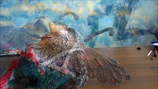 Мастер-класс Татьяны Молодой. "Сова - вешалочка" Урок №4 Роспись смотреть онлайн