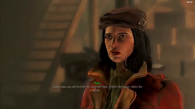 Fallout 4 | Piper Interview Sole Survivor смотреть онлайн
