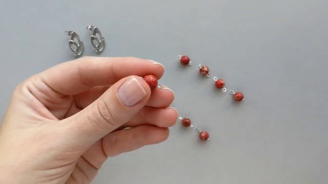 Мастер-класс. Серьги варисцит. Своими руками. Handmade. Earrings. смотреть онлайн