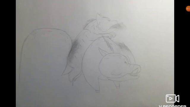 Real Animal Battle: Бурая Гиена VS Бородавочник смотреть онлайн