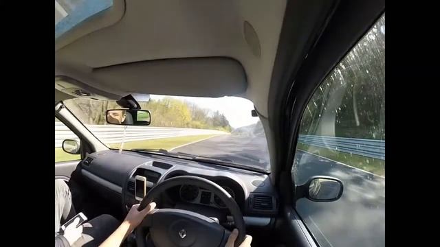 Renault Clio Mk2 1.4 Nordschleife lap смотреть онлайн