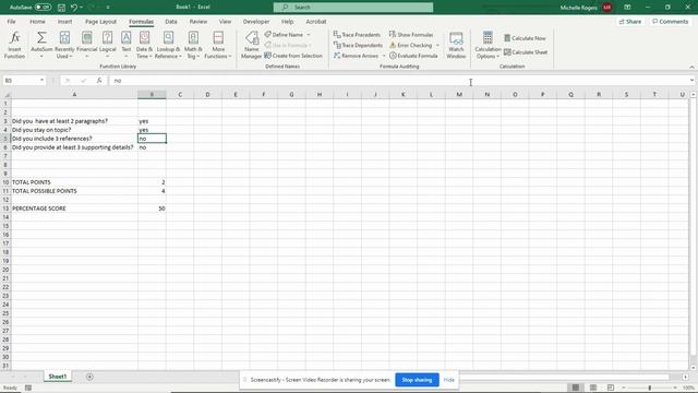 How To Create A Self-Calculating Rubric in Excel смотреть онлайн