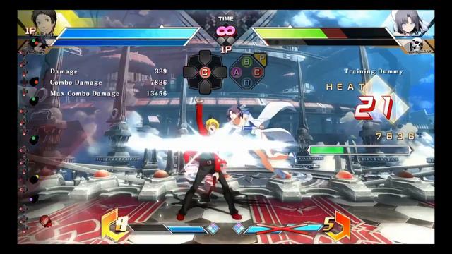 BBTAG Adachi Vorpal Blade to Heat Riser Juggle Combos смотреть онлайн