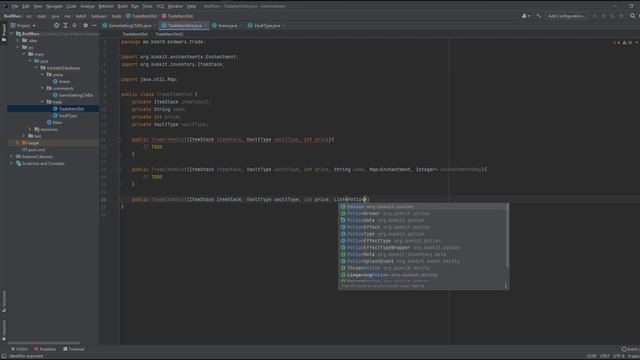 РАЗРАБОТКА ПЛАГИНОВ ДЛЯ МАЙНКРАФТ #6 | Создаем торговца | Создание Bedwars смотреть онлайн