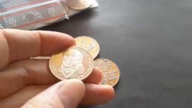 New German 5 Deutsche Mark coins смотреть онлайн