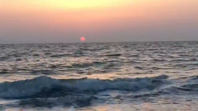Рассвет на море в Болгарии (Бургас) смотреть онлайн