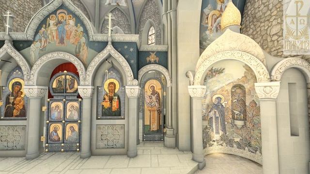 Храм Серафима Саровского в Бордо, Франция смотреть онлайн