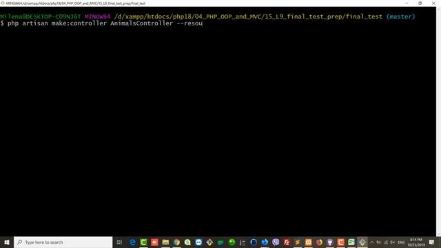 PHP OOP & MVC, Final Test Preparation смотреть онлайн