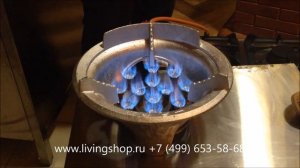 Газовая горелка под вок, казан, на природном газе 12TL 01