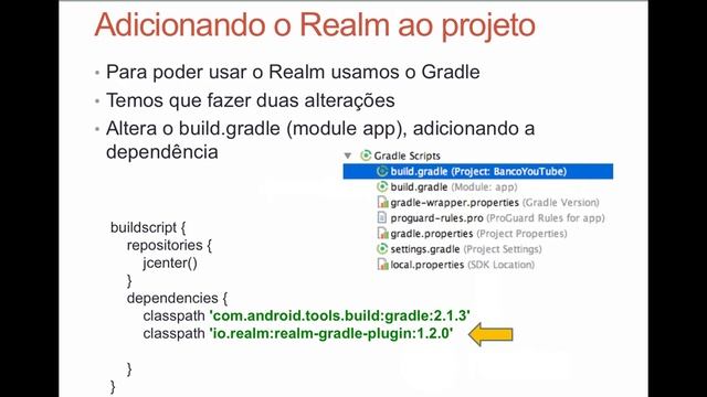 Configurando o Realm no Android Studio - Programação Android - s05e01 смотреть онлайн
