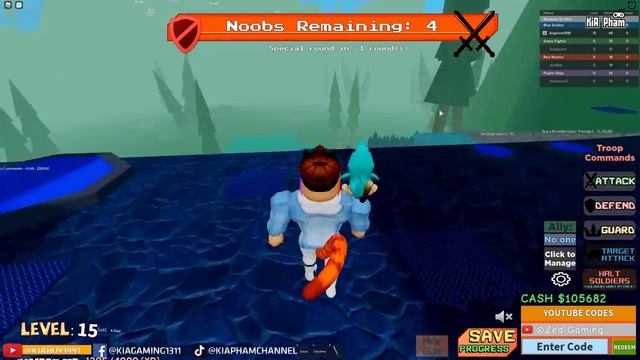 Roblox | KIA XÂY LÂU ĐÀI CHỐNG ĐỘI QUÂN SUPER NOOB - Faction Defence Tycoon (Code) | KiA Phạm смотреть онлайн