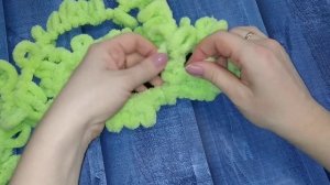 Детские тапочки из Alize Puffy