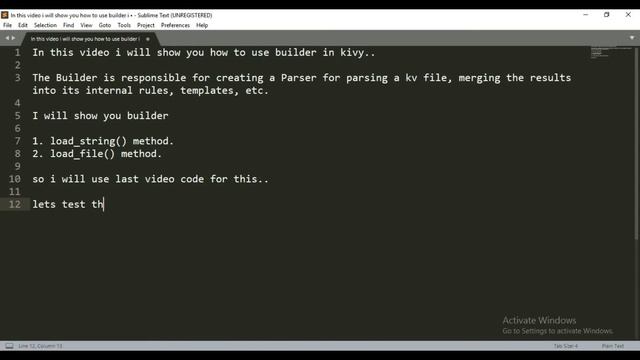 Kivy Builder | Kivy Tutorial For Beginner | Kivy 2.0.0