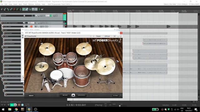 REAPER Tutorial - Drum Triggers смотреть онлайн