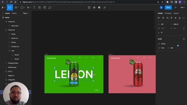 Figma tutorial : Creating 3D fruit can in figma. смотреть онлайн