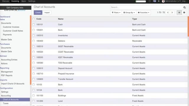 How to Import Chart of Accounts from CSV or Excel File | Odoo Apps Features #odoo16 #importchart смотреть онлайн