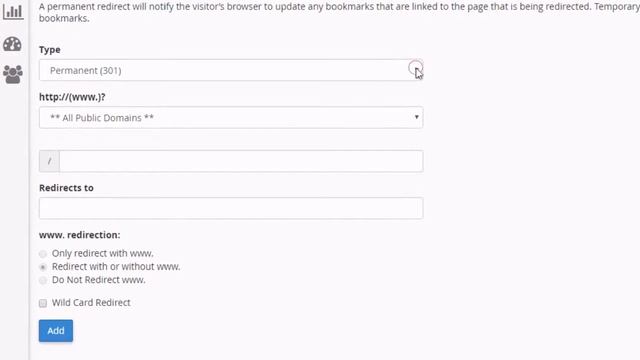 cPanel - Setting Up a URL Redirect смотреть онлайн