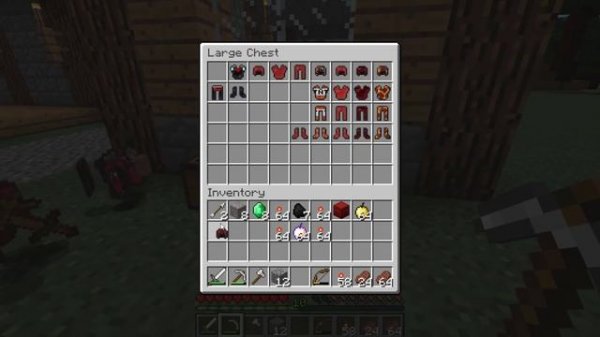 TRYING ON EVERY RED ARMOUR IN MINECRAFT !! ARMOR MOD Minecraft !!