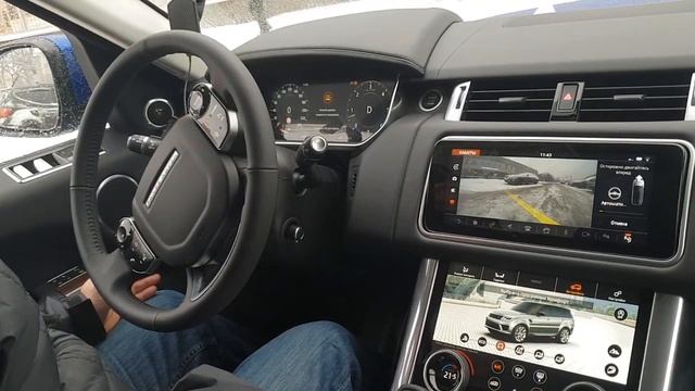 Range Rover Sport 2019 модельного года, активация системы автоматической парковки смотреть онлайн
