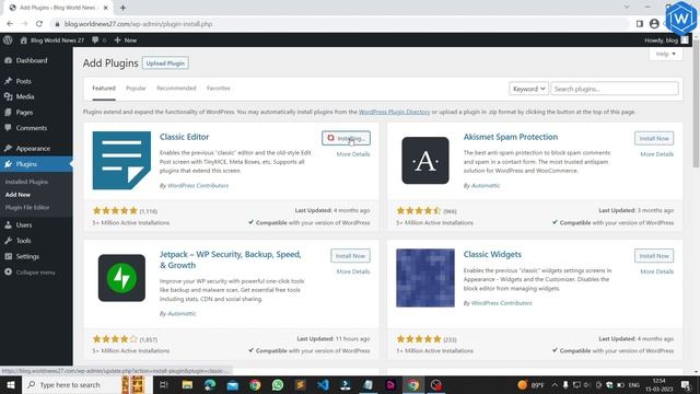 How to Install WordPress Plugin and Basic WordPress Settings 2023 || Hindi Tutorial 2023? смотреть онлайн