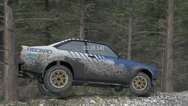 DiRT Rally Wales Clubman Championshp 70s Cars Ford Escort RS1800 смотреть онлайн