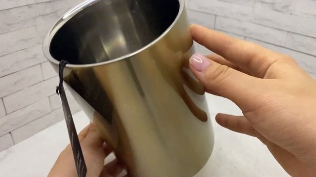 Ведерко для охлаждения вина barware 1,3 л золото Viners | Видео обзор от Kitchen-Devices.ru смотреть онлайн