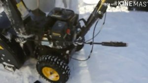 Снегоуборщик хутер Huter SGC 4800. Регулировки, возможности, советы по эксплуатации.