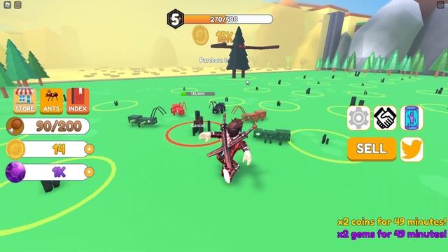 ЭВОЛЮЦИЯ МУРАВЬЕВ В СИМУЛЯТОРЕ РОБЛОКС Ant Army Simulator ROBLOX смотреть онлайн